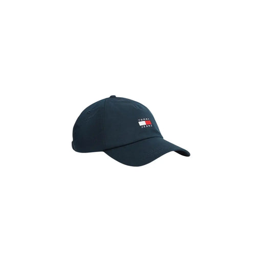 Dunkelblaue Tommy Hilfiger Herrenkappe mit kleinem, gesticktem Logo aus Bio-Baumwolle mit verstellbarem Schnallenverschluss