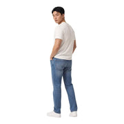 Tommy Hilfiger Herrenjeans, blau, schmal geschnitten, aus Bio-Baumwolle, mit klassischer Passform und dezenter Waschung.