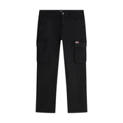 Schwarz Tommy Hilfiger Otis Herren-Canvas-Jeans mit klassischem geradem Bein und Seitentaschen mit Logo-Patch