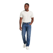 Tommy Hilfiger Ryan Slim Straight Herrenjeans aus blauem Denim mit klassischem Five-Pocket-Design und dezenter Waschung in Größe 30