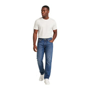 Tommy Hilfiger men Ryan slim straight blue denim jeans with classic five-pocket design and subtle fading in size 30