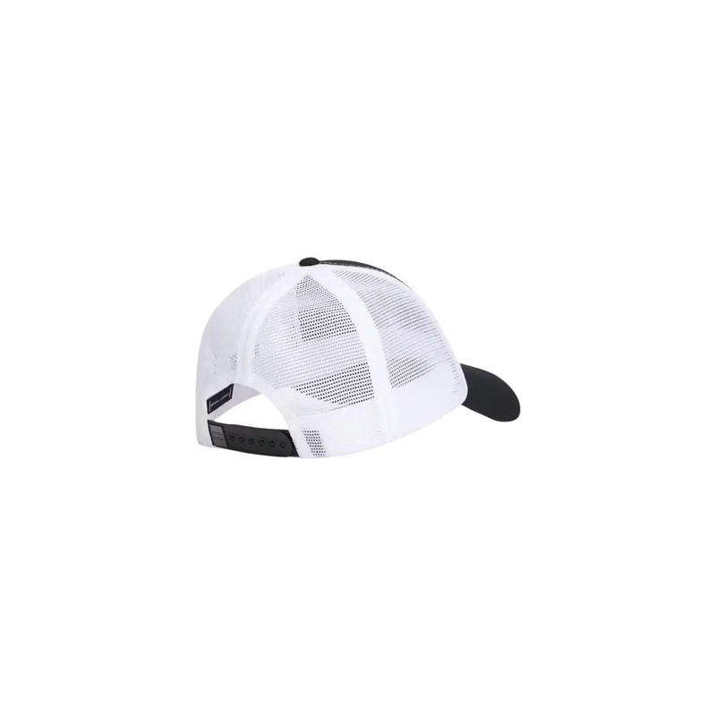 Tommy Hilfiger Schwarze Trucker-Cap für Herren mit weißem Frontpanel aus Bio-Baumwolle und Mesh-Rückseite mit verstellbarem Riemen