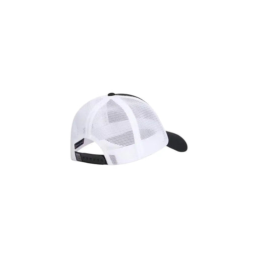 Tommy Hilfiger Schwarze Trucker-Cap für Herren mit weißem Frontpanel aus Bio-Baumwolle und Mesh-Rückseite mit verstellbarem Riemen