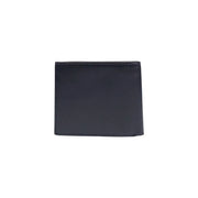 Tommy Hilfiger men wallet black leather with precise stitching along the edges for durable everyday use