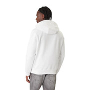Tommy Hilfiger Weißes Herren-Sweatshirt aus Baumwolle mit weicher, lässiger Passform, Kapuze und gerippten Bündchen