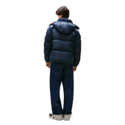 Tommy Hilfiger Steppjacke für Herren in Marineblau mit gestepptem Design und Kapuze, Vorderansicht