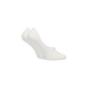 Tommy Hilfiger Weiße Damen-Füßsocken aus Baumwolle, unsichtbares Design mit glatter, nahtloser Verarbeitung und dezentem Zehenlogo