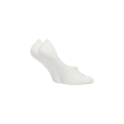 Tommy Hilfiger Weiße Damen-Füßsocken aus Baumwolle, unsichtbares Design mit glatter, nahtloser Verarbeitung und dezentem Zehenlogo