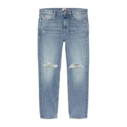 Tommy hilfiger distressed denim jeans in light blue wash.