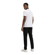White cotton crew-neck short sleeve t-shirt for men by U.S. Polo Assn. standard fit casual wear