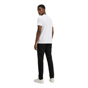 Weißer, kurzärmeliger Baumwoll-Rundhalsausschnitt t-shirt Herrenmode von US Polo Assn., normale Passform, Freizeitkleidung