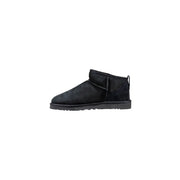Schwarze Ugg Herren-Slipper aus schwarzem Wildleder mit weichem Innenfutter und strapazierfähiger Gummisohle