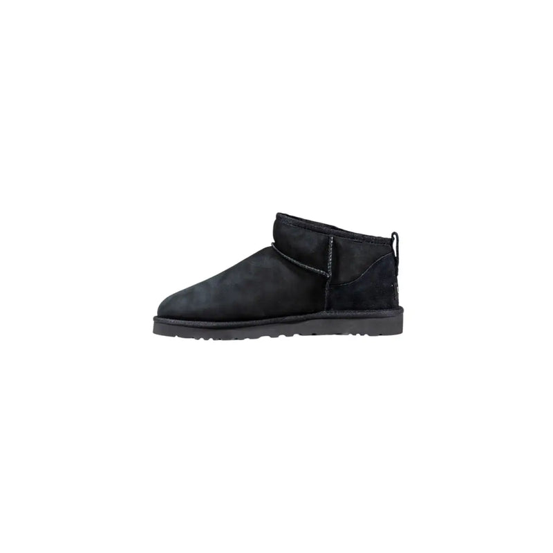 Schwarze Ugg Herren-Slipper aus schwarzem Wildleder mit weichem Innenfutter und strapazierfähiger Gummisohle