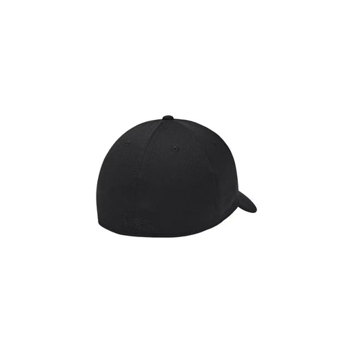 Under Armour Schwarze Herrenkappe mit strukturierter Krone und verstellbarem Verschluss hinten, Vorderansicht