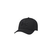 Under Armour Schwarze Herrenkappe mit matter Oberfläche und dezenter Logostickerei, Vorderansicht