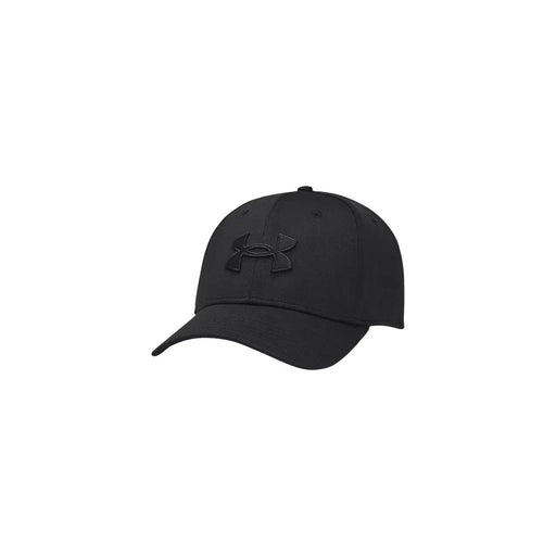 Under Armour Schwarze Herrenkappe mit matter Oberfläche und dezenter Logostickerei, Vorderansicht
