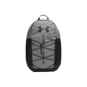 Under armour Herren-Rucksack Hustle Sport 6.0, grau, 26 l, mit strukturiertem Obermaterial, seitlichen Netzeinsätzen und gekreuzten Gurtbändern