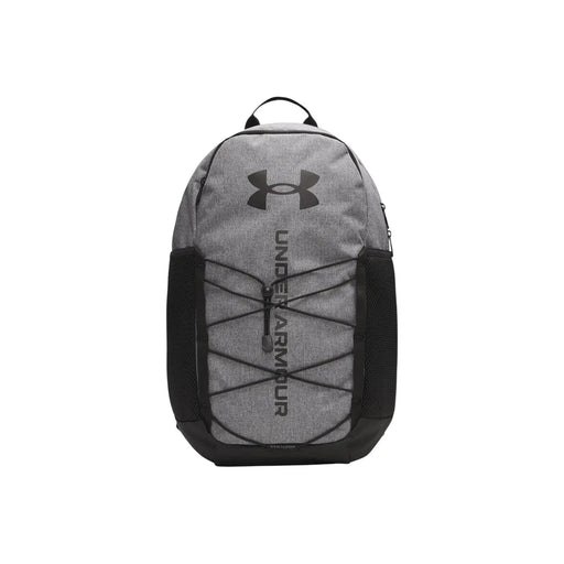 Under armour Herren-Rucksack Hustle Sport 6.0, grau, 26 l, mit strukturiertem Obermaterial, seitlichen Netzeinsätzen und gekreuzten Gurtbändern