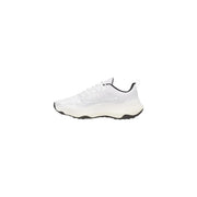 Under Armour Weiße Herren-Sneaker aus Textil mit schwarzen Akzenten und transparentem Mesh-Obermaterial sowie klobiger Sohle