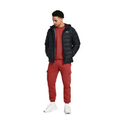 Under Armour Schwarze Steppjacke für Herren mit Logo auf der Brust, Vorderansicht