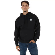 Schwarzer Vans Herren-Hoodie aus Baumwolle mit kleinem weißen Logo auf der Brust für lässige Anlässe