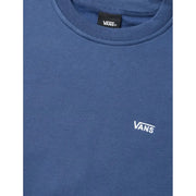 Vans Herren blauer Baumwoll-Rundhalsausschnitt t-shirt mit weißem, gesticktem Logo auf der Brust