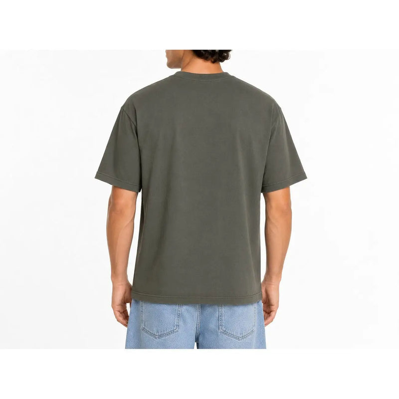 Vans Herren-Baumwoll-T-Shirt, grün, kurzärmelig, olivgrün, Rundhalsausschnitt, Freizeitkleidung