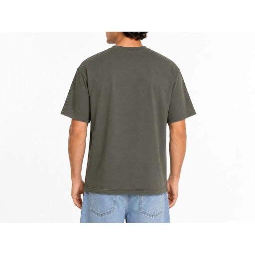 Vans Herren-Baumwoll-T-Shirt, grün, kurzärmelig, olivgrün, Rundhalsausschnitt, Freizeitkleidung