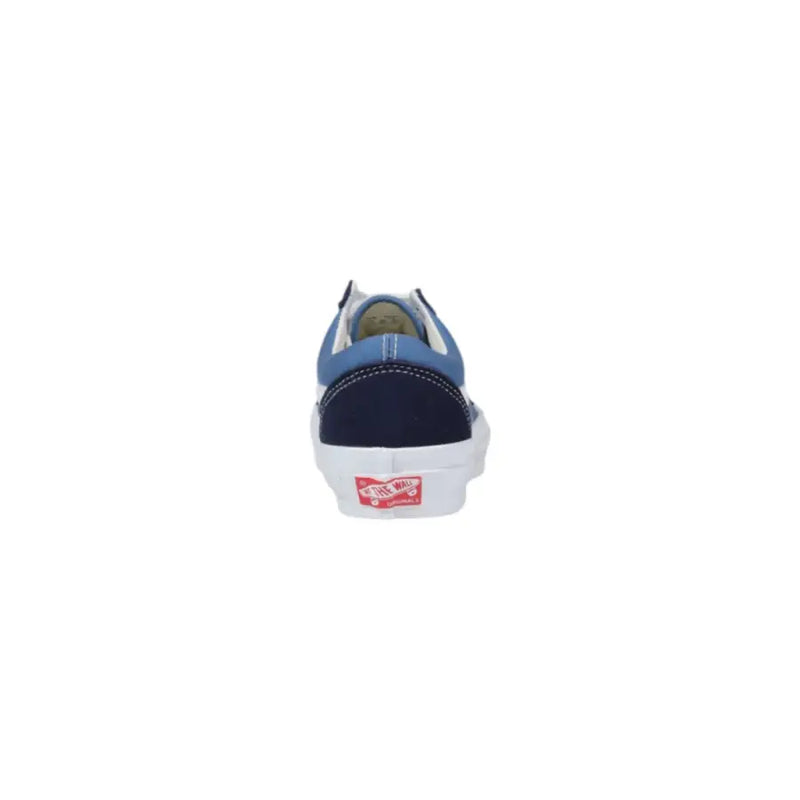 Vans Herren-Sneaker, blau, aus Wildleder, Schnürsenkel, Old-Skool-Stil mit marineblauen Akzenten und weißer Gummisohle, für Frühling und Sommer