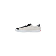 Vans Herren-Sneaker niedrigtop Schwarzes und cremefarbenes Canvas mit Wildlederschnürsenkeln und weißer Gummisohle für Frühling und Sommer