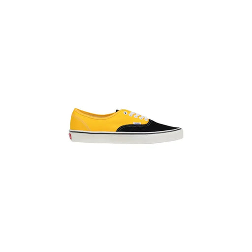 Gelbe und schwarze Vans Herren-Sneaker mit weißen Baumwollschnürsenkeln und Canvas-Obermaterial aus der Frühjahr/Sommer-Kollektion
