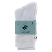 Weiße Sportsocken in Beverly Hills Polo Club Verpackung für Herrenunterwäsche