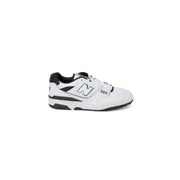 Weiß New Balance Männer Sneakers mit schwarzen Akzenten für einen stilvollen Look