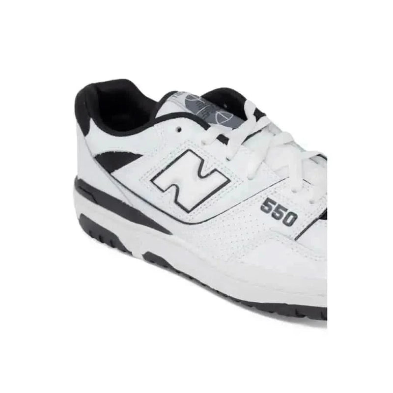 Weiß und Schwarz New Balance 580 Sneaker mit markantem Branding für Herren