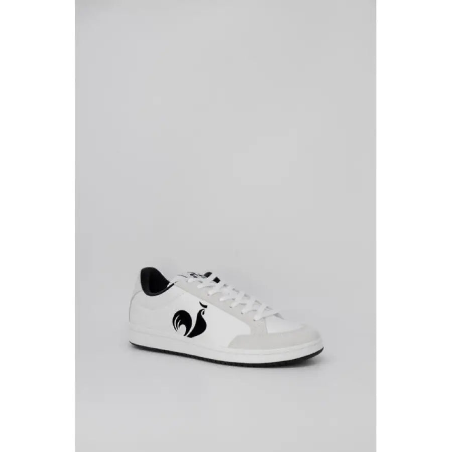Le Coq Sportif sneaker showcasing urban style clothing with logo, black and white design