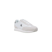 White Calvin Klein running sneaker in Gray with sleek design and comfortable fit