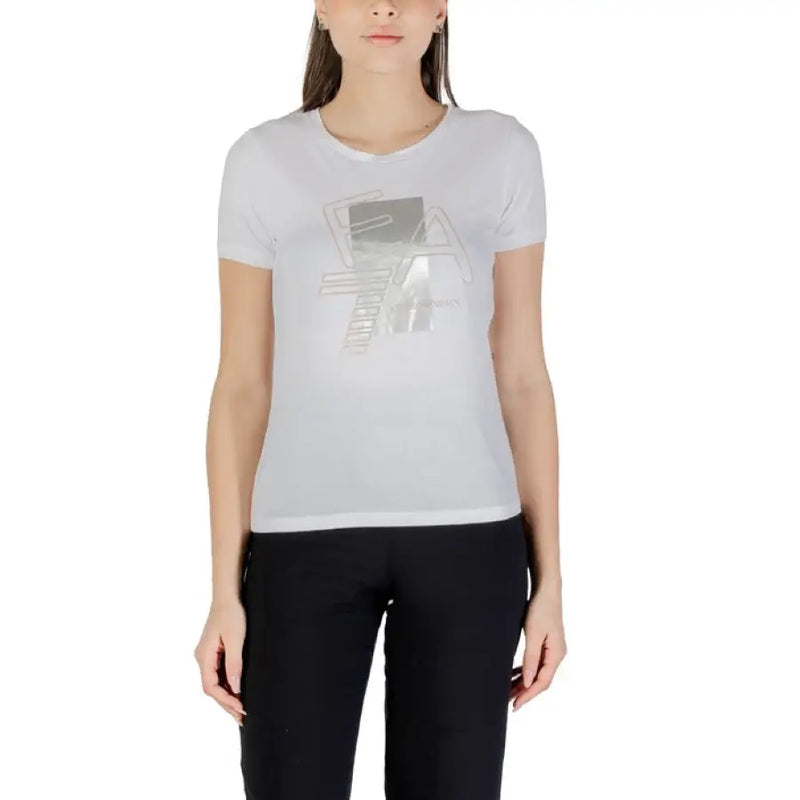 White graphic T-shirt displayed in the Black T Shirt With Graphic product image