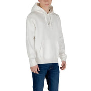 White hooded sweatshirt from Armani Exchange Men’s Beige Hooded Sweatshirt collection