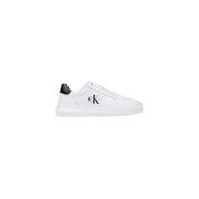 White leather Calvin Klein sneaker with white sole and sleek modern design