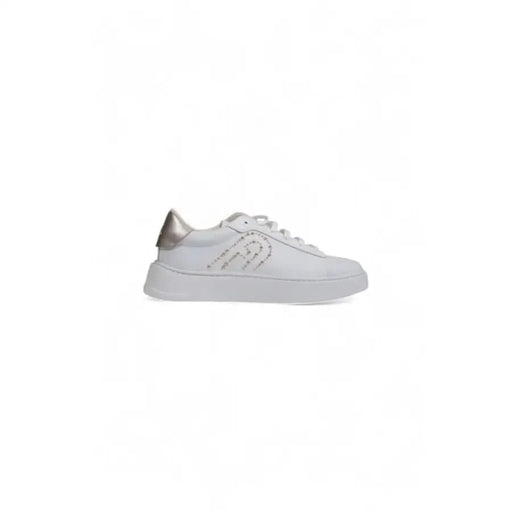 White leather sneaker with silver heel from Furla Women’s collection