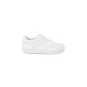 New Balance Women’s White Sneakers Size 3 featuring a sleek white leather design