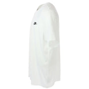 White Nike short sleeve T shirt displayed for men’s casual athleticwear