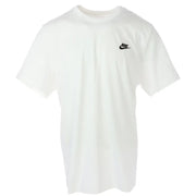 White Nike short sleeve T shirt displayed as a stylish men’s athletic apparel