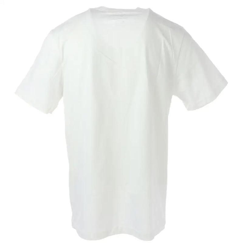 White Nike Just Do It t-shirt made of cotton with a simple crew neck and short sleeves in white color