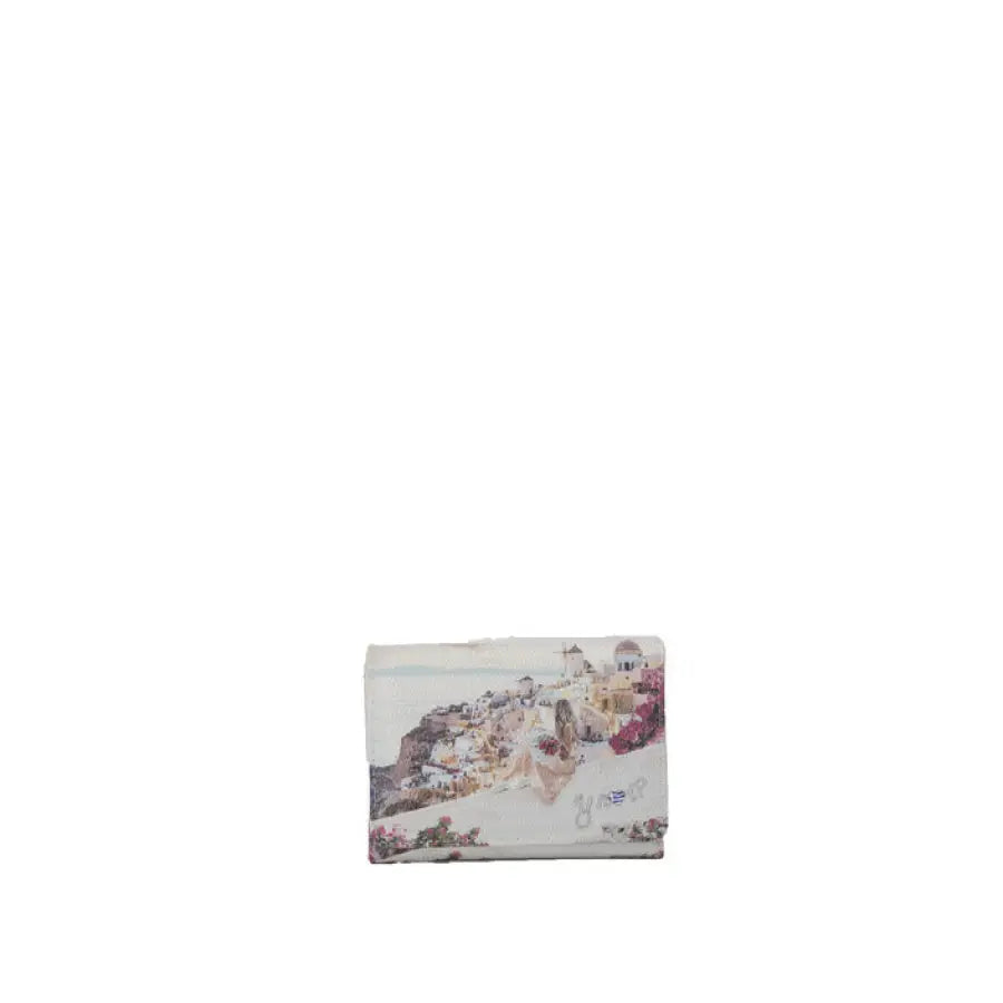 
                      
                        Urban style clothing - white and pink floral print wallet by Y Not?
                      
                    