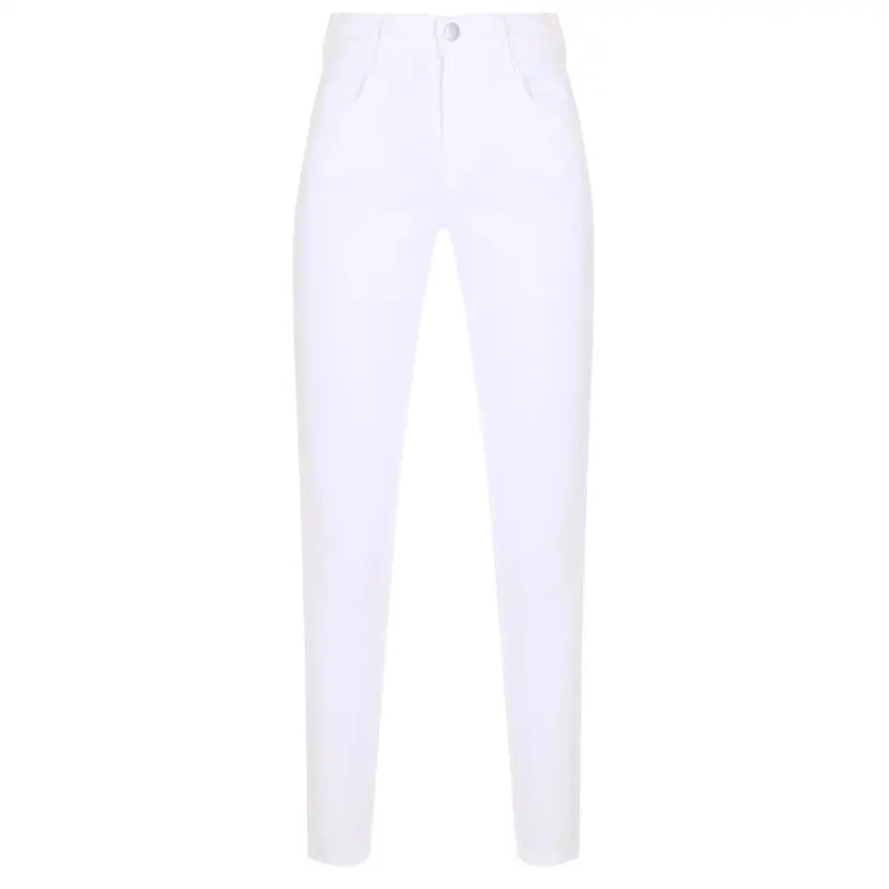 White skinny-fit jeans from Pinko Women Spring Summer Trousers collection