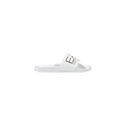 EA7 Women Slip-On White Slippers ideal for Spring and Summer footwear fashion