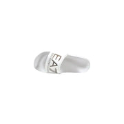 EA7 Women Slip-On White Slippers ideal for Spring/Summer with a stylish design