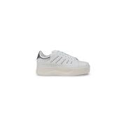 White studded platform sneaker displayed in the White Studded Platform Sneaker product image