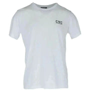 White T-Shirt with CNC Logo on Chest from Cnc Costume National Men T-Shirt Collection